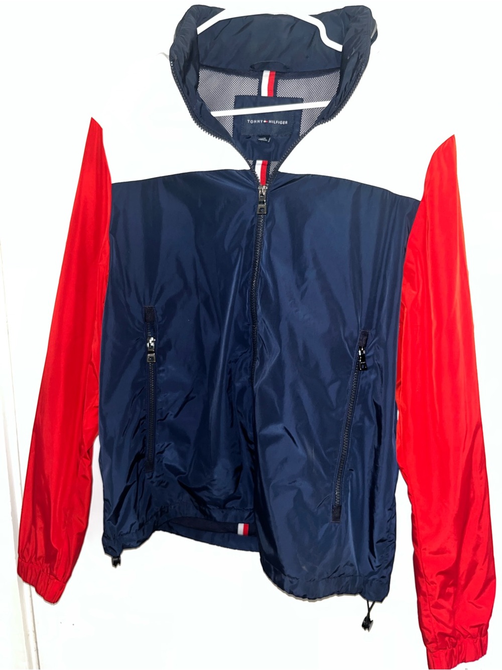 Tommy Hilfiger Navy Jacket with Red Trim